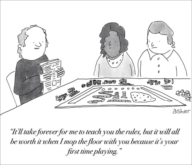 Funny cartoon by Asher Perlman.