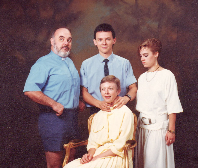 Awkward family photo.