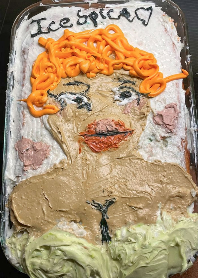 Hilariously horrible cake fail.