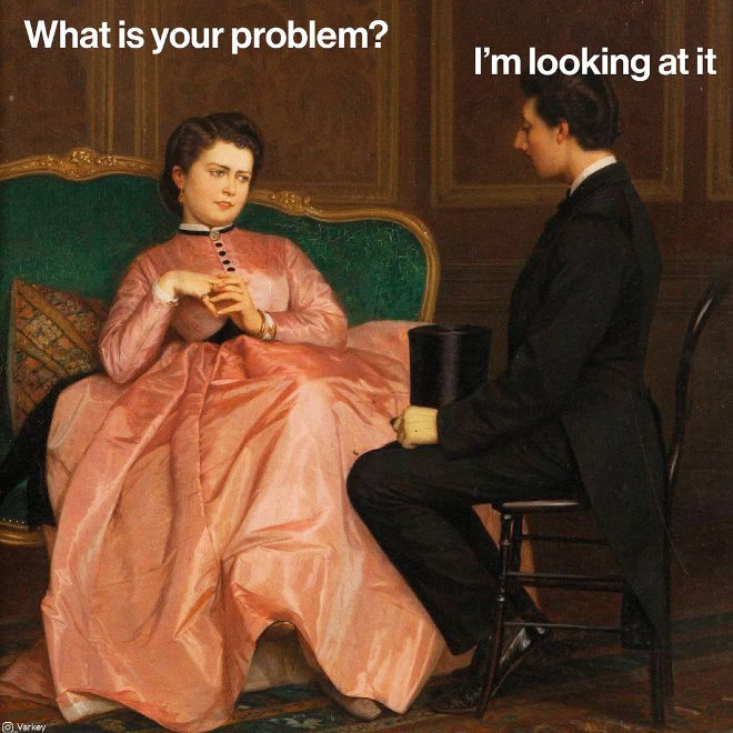 Classical art meme.