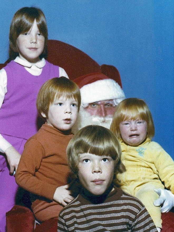 Creepy Santa is creepy.