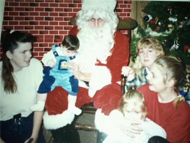 Creepy Santa is creepy.