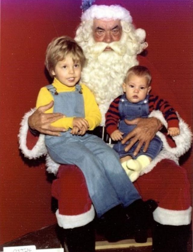 Creepy Santa is creepy.