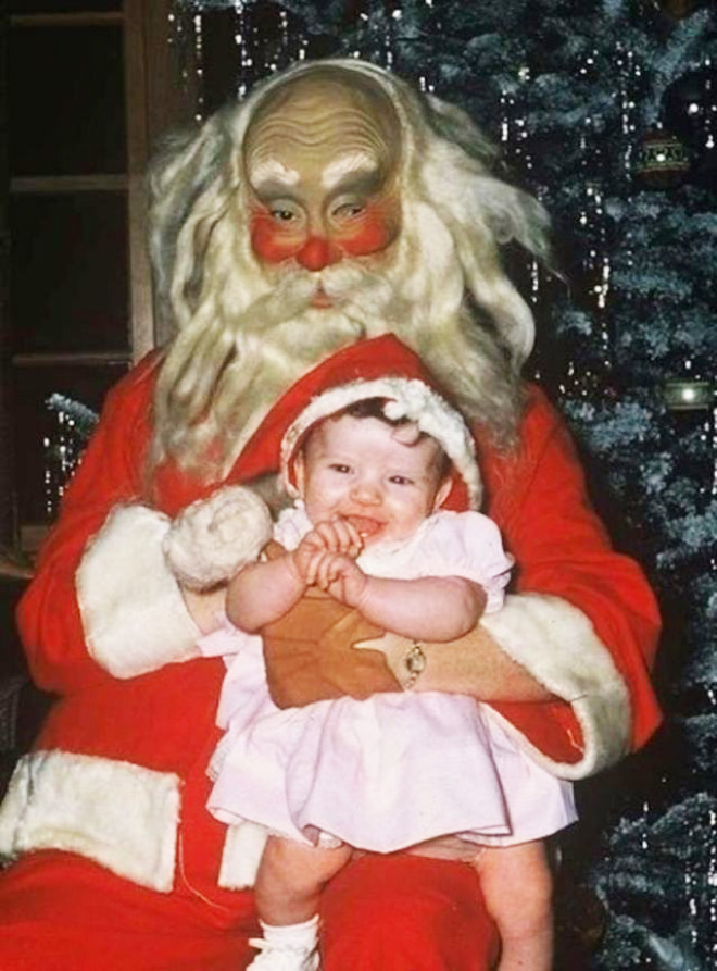 Creepy Santa.