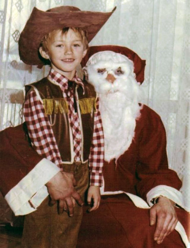 Creepy Santa is creepy.