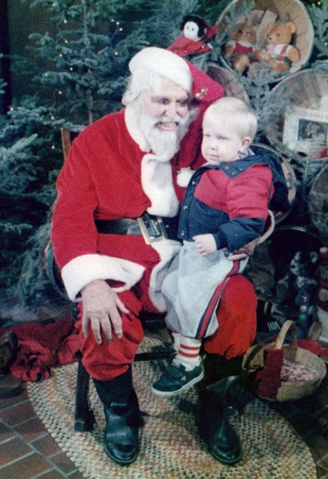 Creepy Santa is creepy.