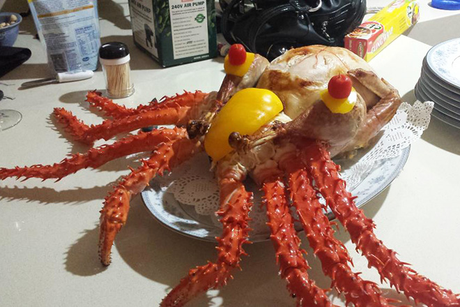 Happy Thanksgiving and enjoy some Cthulhu turkey!