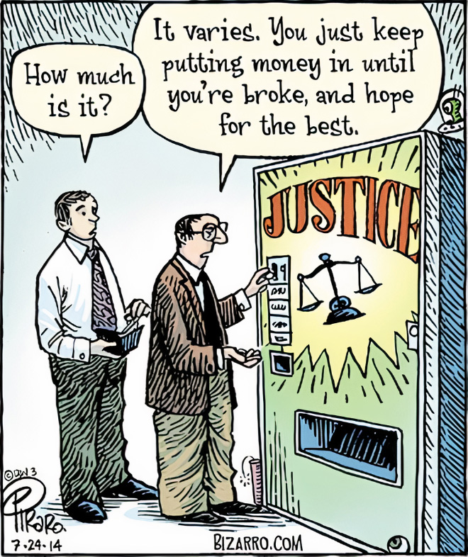 Funny cartoon by Bizarro.