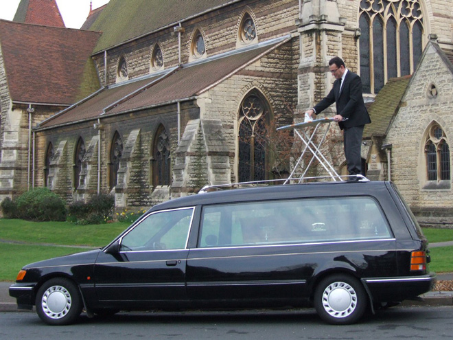 Extreme ironing.