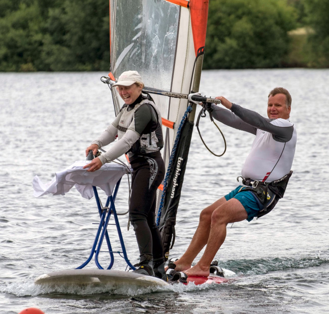 Extreme ironing.