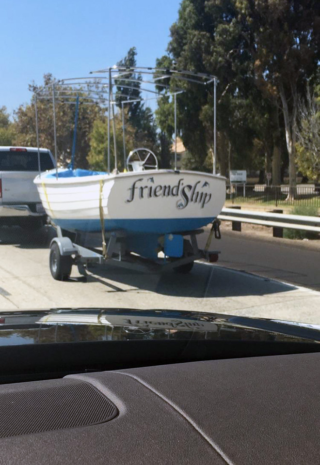 Funny boat name.