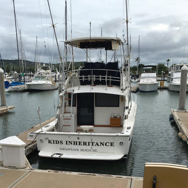 Funny boat name.