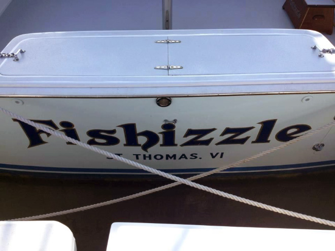 Funny boat name.