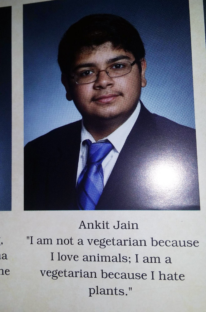 Funny yearbook quote.