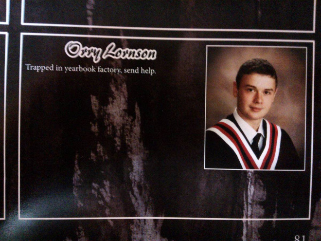 Funny yearbook quote.