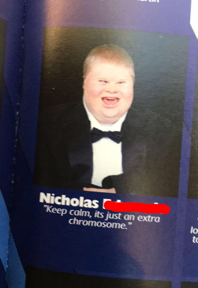 Funny yearbook quote.