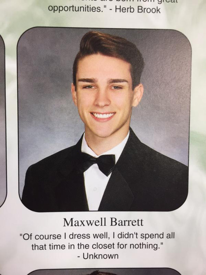 Funny yearbook quote.