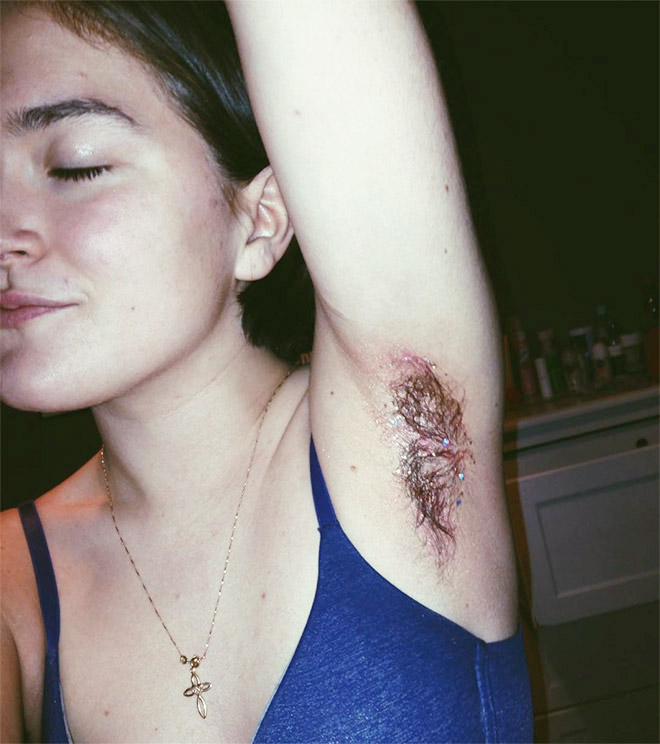 Glitter armpits. Why not?