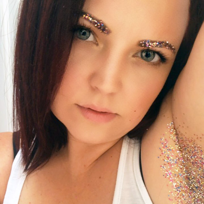 Glitter armpits. Why not?