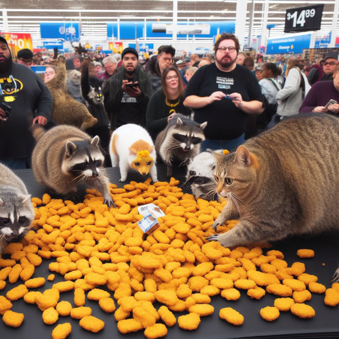 Walmart visitors, according to AI.