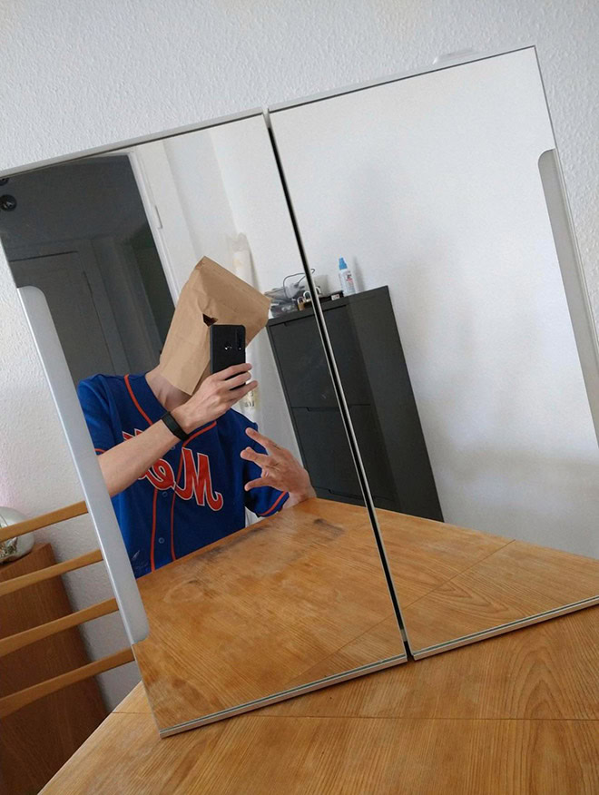 People selling mirrors online are hilarious.