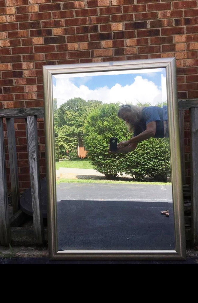 People selling mirrors online are hilarious.