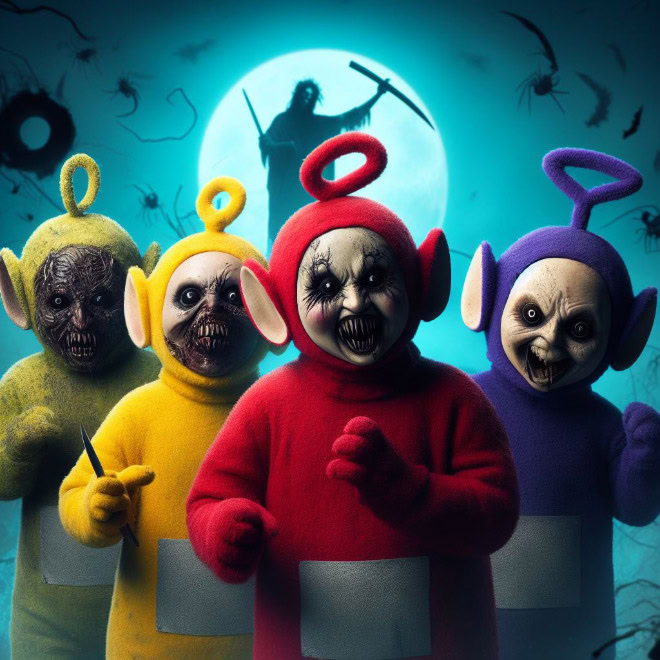 Teletubbies from hell.