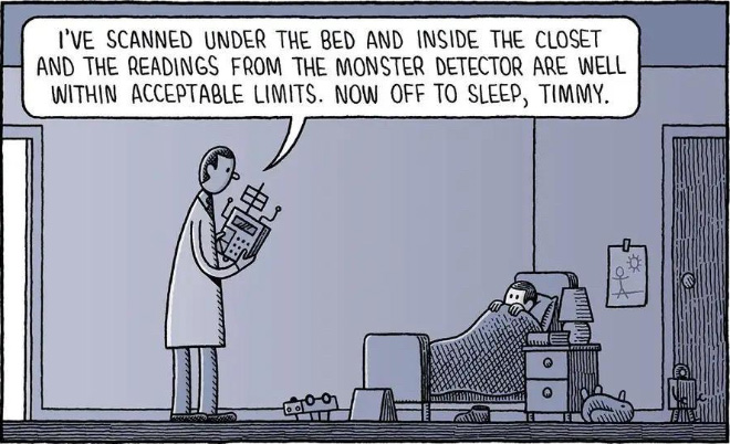 Funny cartoon by Tom Gauld.