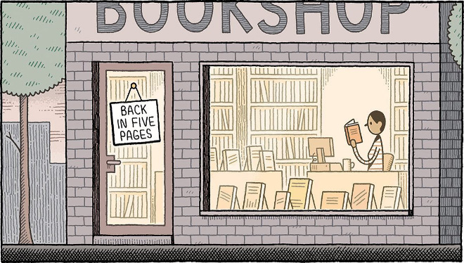 Funny cartoon by Tom Gauld.