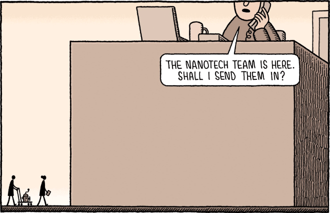 Funny cartoon by Tom Gauld.