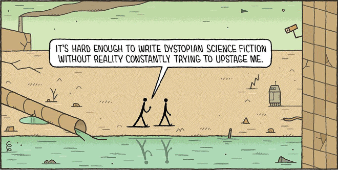 Funny cartoon by Tom Gauld.