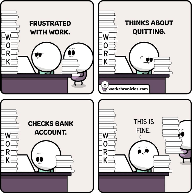 Funny comic by Work Chronicles.